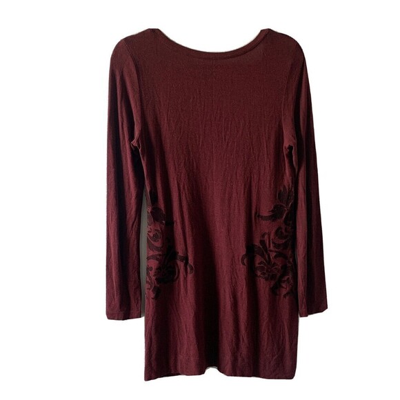 Soft Surroundings Womens Size Small Multicolor Floral Print Stretch Tunic Top - Picture 3 of 6